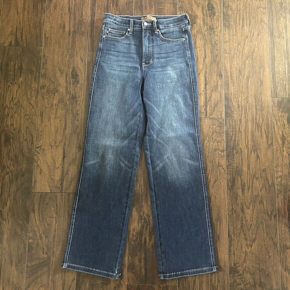 Judy Blue Jeans Womens 7/28 Blue Straight Fit Dark Wash Stretch Denim JB88869 DK - Picture 1 of 10